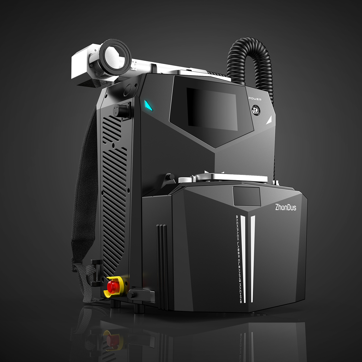 Laser Backpack Cleaning Machine